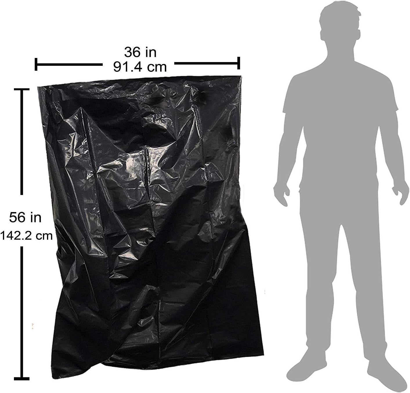 Contractor Trash Bags 55 Gallon Heavy Duty
