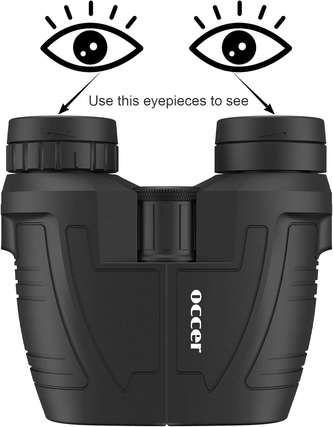 12X25 Compact Binoculars for Adults and Kids